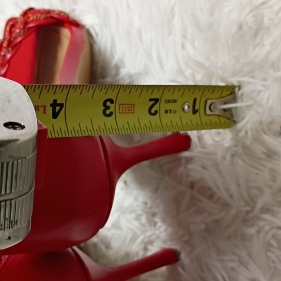 Journee Collection Mabella Red Heels Women's Sz 10 ♥️ 🆕 - Picture 11 of 12